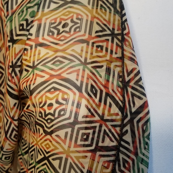 Lularoe Monroe Fringe Duster Small - Picture 3 of 3